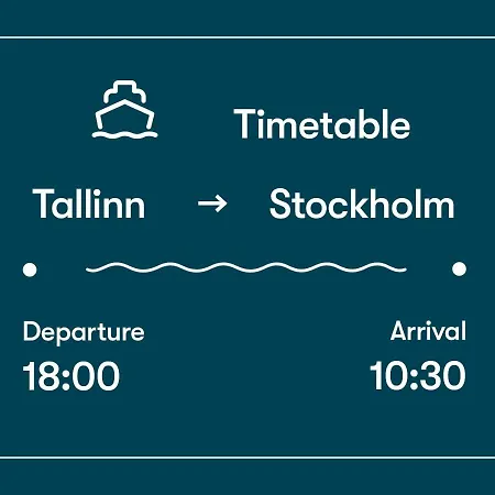 Tallink Ferry - Baltic Queen To Stockholm * Таллин